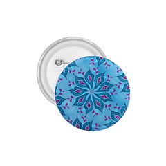 Flower Template Mandala Nature Blue Sketch Drawing 1 75  Buttons by Bangk1t