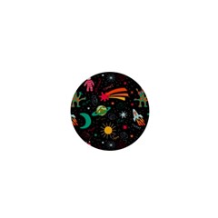 Seamless Pattern Space 1  Mini Magnets by Amaryn4rt