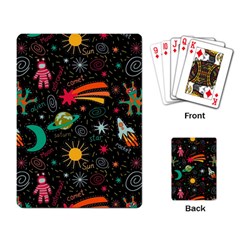 Seamless Pattern Space Playing Cards Single Design (rectangle) by Amaryn4rt