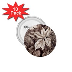 Plant Leaves Pattern 1 75  Buttons (10 Pack) by Amaryn4rt