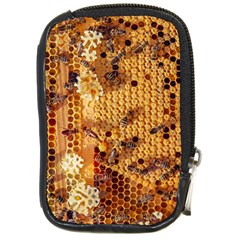 Bees Nature Animals Honeycomb Compact Camera Leather Case by pakminggu