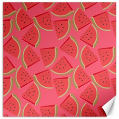Watermelon Background Watermelon Wallpaper Canvas 20  X 20  by pakminggu