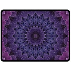 Shape Geometric Symmetrical Symmetry Wallpaper Two Sides Fleece Blanket (large) by Bangk1t
