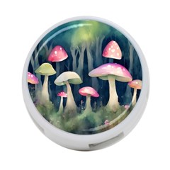 Mushroom Fungus 4-port Usb Hub (one Side) by Ravend