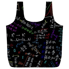 Mathematics  Physics Maths Math Pattern Full Print Recycle Bag (xl) by Grandong
