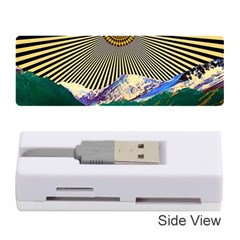 Surreal Art Psychadelic Mountain Memory Card Reader (stick) by uniart180623