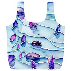 Water Tide Gemstone Full Print Recycle Bag (xl) by pakminggu