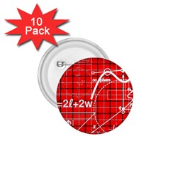 Geometry-mathematics-cube 1 75  Buttons (10 Pack) by Bedest