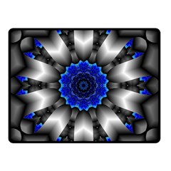 Kaleidoscope-abstract-round Two Sides Fleece Blanket (small) by Bedest
