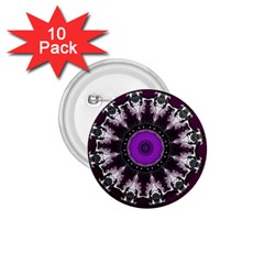 Kaleidoscope-round-circle-geometry 1 75  Buttons (10 Pack) by Bedest
