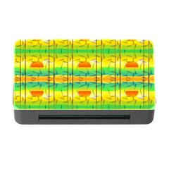 Birds-beach-sun-abstract-pattern Memory Card Reader With Cf by Bedest