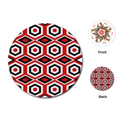 Motif-20 Playing Cards Single Design (round) by nateshop
