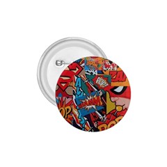 Comic Cartoon Pattern 1 75  Buttons by pakminggu