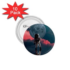 Astronaut-moon-space-nasa-planet 1 75  Buttons (10 Pack) by Cowasu