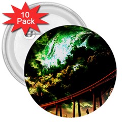 Science-fiction-forward-futuristic 3  Buttons (10 Pack)  by Cowasu