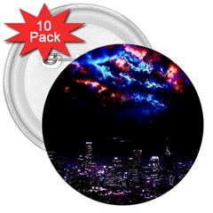 Science-fiction-sci-fi-forward 3  Buttons (10 Pack)  by Cowasu