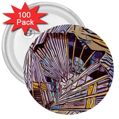 Abstract-drawing-design-modern 3  Buttons (100 Pack)  by Cowasu