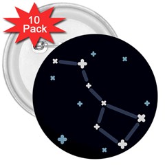 Celebrities-categories-universe-sky 3  Buttons (10 Pack)  by Cowasu
