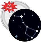Celebrities-categories-universe-sky 3  Buttons (100 pack)  Front
