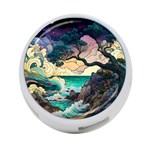 Tree Wave Ocean 4-Port USB Hub (One Side) Front