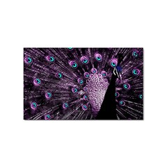 Purple Peacock Sticker Rectangular (10 Pack) by Bedest
