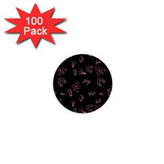 Background Graphic Wallpaper Decor Backdrop Design 1  Mini Buttons (100 Pack)  by Ravend