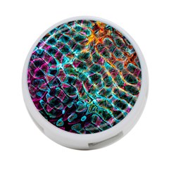 Fractal Abstract Waves Background Wallpaper 4-port Usb Hub (one Side) by Ravend