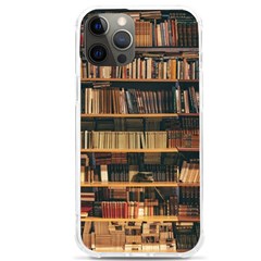 Books On Bookshelf Assorted Color Book Lot In Bookcase Library Iphone 12 Pro Max Tpu Uv Print Case by Ravend