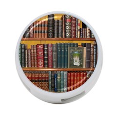 Books-library-bookshelf-bookshop 4-port Usb Hub (one Side) by Ravend