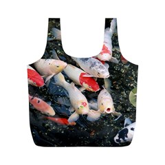 Koi Fish Nature Full Print Recycle Bag (m) by Ndabl3x