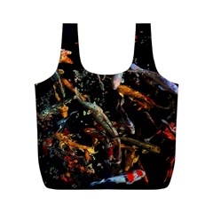 Shoal Of Koi Fish Water Underwater Full Print Recycle Bag (m) by Ndabl3x