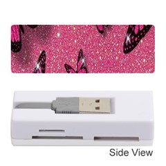 Butterfly, Girl, Pink, Wallpaper Memory Card Reader (stick) by nateshop