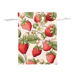 Strawberry Fruit Lightweight Drawstring Pouch (S) Back