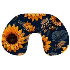 Flower Pattern Spring Travel Neck Pillow by Bedest
