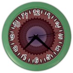 Art Pattern Design Color Wall Clock Front
