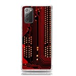 Technology Computer Circuit Samsung Galaxy Note 20 TPU UV Case Front