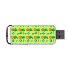 Summer Fun Pattern Portable Usb Flash (one Side) by LalyLauraFLM