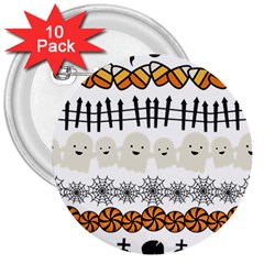 Halloween Holidays 3  Buttons (10 Pack)  by Sarkoni