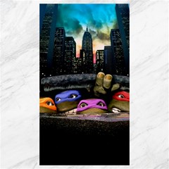 Teenage Mutant Ninja Turtles Leonardo Raphael Michelangelo Donatello Canvas 40  X 72  by Sarkoni