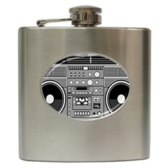 Boombox Hip Flask (6 Oz) by Sarkoni