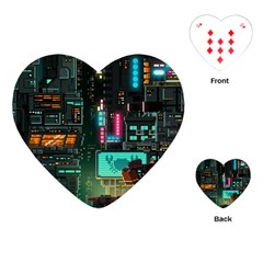 Video Game Pixel Art Playing Cards Single Design (heart) by Sarkoni