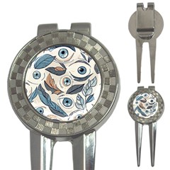 Eyes Pattern 3-in-1 Golf Divots by Valentinaart