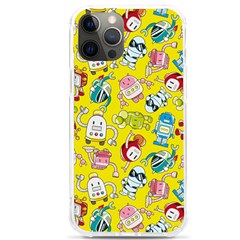 Robot Pattern Iphone 12 Pro Max Tpu Uv Print Case by Ndabl3x