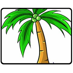 Beach Coconut Tree T- Shirt Beach Coconut Tree T- Shirt Yoga Reflexion Pose T- Shirtyoga Reflexion Pose T- Shirt Fleece Blanket (medium) by hizuto