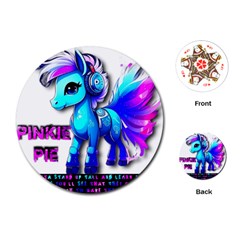Pinkie Pie  Playing Cards Single Design (round) by Internationalstore
