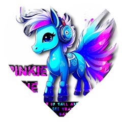 Pinkie Pie  Wooden Puzzle Heart by Internationalstore