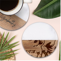 Pinkie Pie  Classic Marble Wood Coaster (round)  by Internationalstore