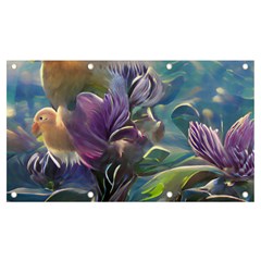 Abstract Blossoms  Banner And Sign 7  X 4  by Internationalstore