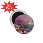 Abstract Flowers  1.75  Magnets (100 pack)  Front