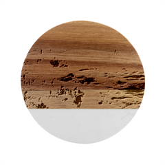 Abstract Flowers  Marble Wood Coaster (round) by Internationalstore